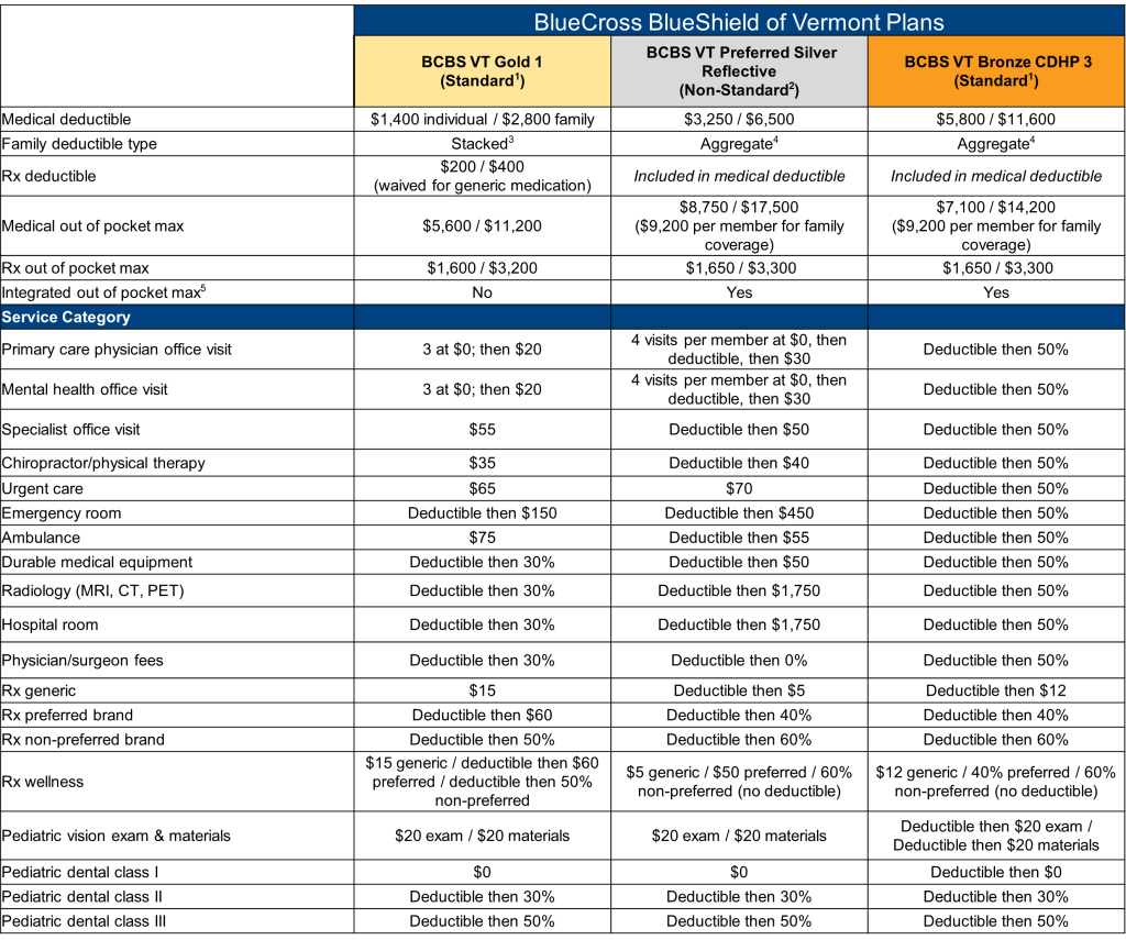 2025 bcbsvt plans